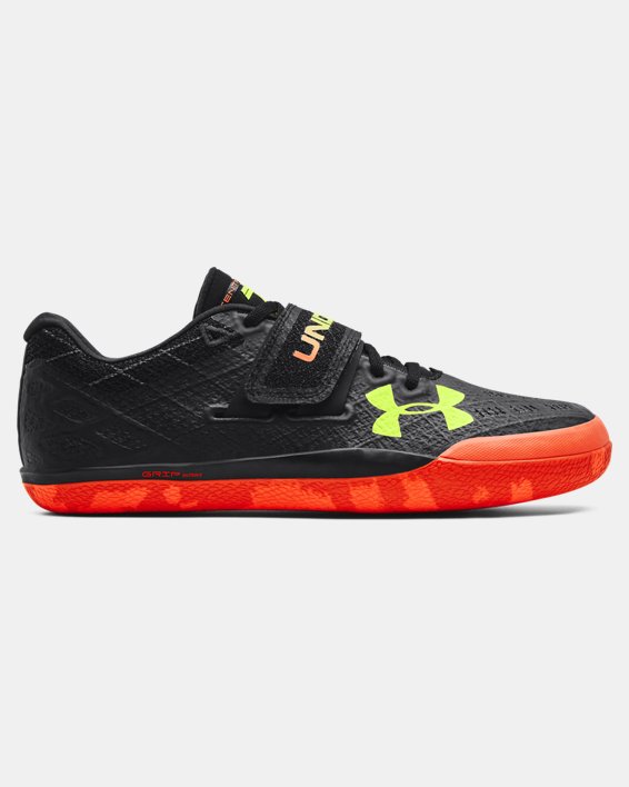 Unisex UA Centric Grip Track Shoes, Black, pdpMainDesktop image number 0
